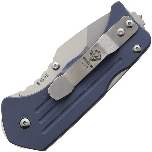 Main Street Lombard Lockback Denim Tanto MMS016 - S45VN Stainless Tanto Blade For Superior Edge Retention And Durability by Main Street