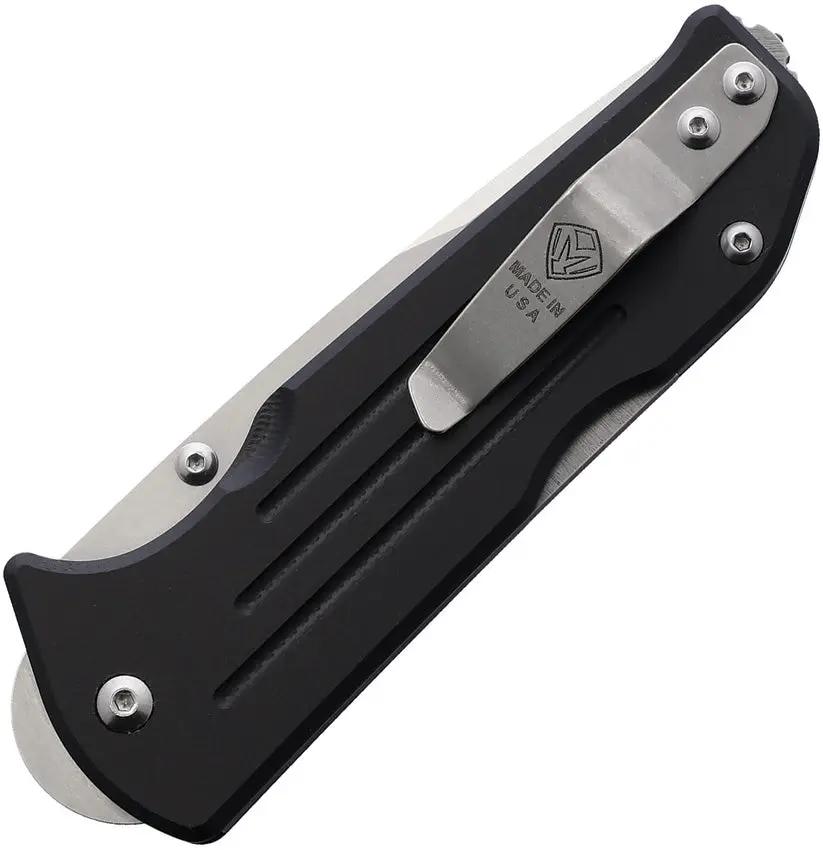Main Street Bourbon Lockback Knife - Black G10 Handle With 2.9in S45VN Drop Point Blade by Main Street