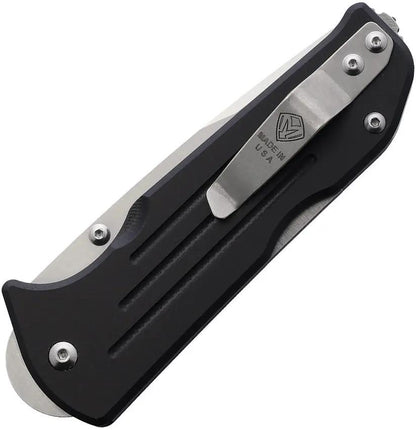 Main Street Bourbon Lockback Knife - Black G10 Handle With 2.9in S45VN Drop Point Blade by Main Street