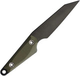 Main Street UDT Fixed Blade Knife - 7.5 Inch Overall, Black Coated 1095 Cro-Van Blade, OD Green G10 Handle by Main Street