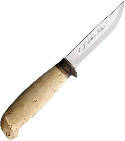 Marttiini Lynx Fixed Blade Knife With Guard For Bushcraft And Hunting Outdoors Enthusiasts by Marttiini