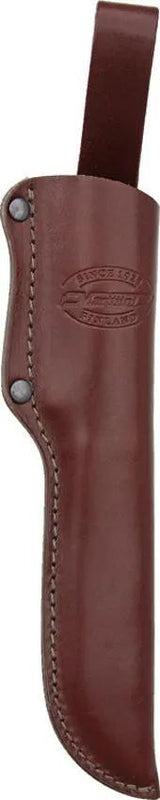 Marttiini Condor De Luxe Skinner Knife 9 Inch Stainless Blade Waxed Birch Handle Bronze Guard For Hunters by Marttiini