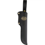 Marttiini Condor Drop Point Knife 3.5in Stainless Mirror Finish Zytel Handle Leather Sheath For Outdoor Enthusiasts by Marttiini