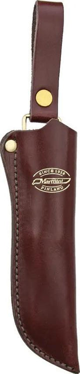 Marttiini New Handy Knife 3 Inch Stainless Blade Curly Birch Handle Belt Sheath Finland For Outdoor Enthusiasts by Marttiini
