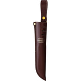 Marttiini Wild Reindeer Hunting Knife 9.25in 4034 Stainless Blade Birch Handle Reindeer Horn Pommel Leather Belt Sheath by Marttiini
