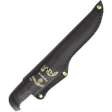 Condor Golden Trout Fillet Knife For Anglers 7.88 Inch Satin Blade Black Rubber Handle Belt Sheath by Marttiini