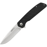 Marttiini MEF8 Linerlock Rugged Folding Knife for EDC 4.5 Inch Closed 3.5 Inch Bead Blast Blade Extended Tang by Marttiini