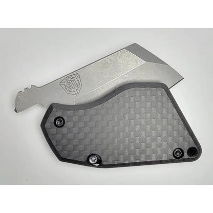 Menovade Stuff M2 Friction Folder - Compact CPM-154 Blade With Stonewash Finish And Carbon Fiber Onlay by Menovade
