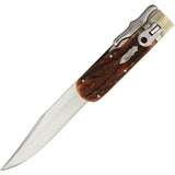 Marbles Folding Bowie KE01 - 8.38in Closed, 12.5in Open With Mirror Finish Clip Point Blade by Marbles
