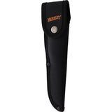 Marbles Folding Bowie KE01 - Stainless Bowie Blade, White Bone Handle, Blade Etching, Inlay Shield by Marbles