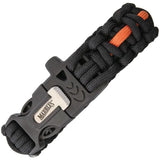Marbles Brushy Mountain Survival Set MR395 - Lockback Knife With Paracord Bracelet, Compass And Fire Starter Included by Marbles