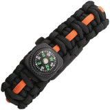 Marbles Brushy Mountain Survival Set MR395 - Lockback Knife With Paracord Bracelet, Compass And Fire Starter Included by Marbles