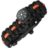 Marbles Brushy Mountain Survival Set MR395 - Lockback Knife With Paracord Bracelet, Compass And Fire Starter Included by Marbles
