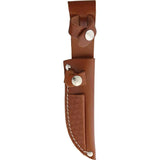 Marbles Hunting Set MR396 MR397 - Dual Fixed Blade Knives With Stacked Leather Handles And Belt Sheath by Marbles