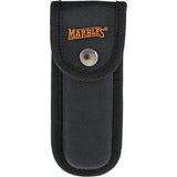 Marbles Folding Hunter Imitation Stag Knife - 5.25 Inch Closed, Satin Clip And Skinner Blades, Shield Inlay by Marbles