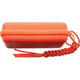 Marbles Plastic Survival Box Orange - O Ring Seal With Foam Insert And Paracord Lanyard by Marbles