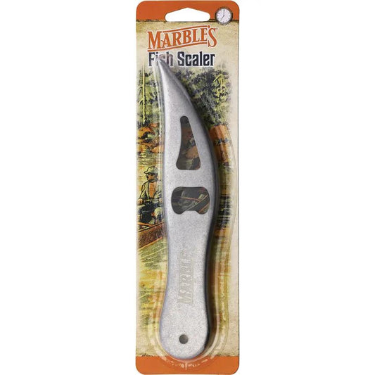 Marbles Fish Scaler MR485 - Stainless One Piece Design With Serrated Teeth And Bottle Opener by Marbles