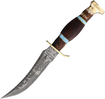 Marbles Skinner Wood/Stag Damascus MR490D OCT18 152 DAMASCUS by Marbles