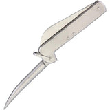 Marbles Stainless Riggers Knife - 4.25 Inch Closed With Satin Sheepsfoot Marlin Spike Blades And Brushed Handle Bail by Marbles