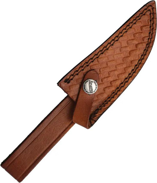 Marbles Hunting Knife No 9 - 9.25 Inch Overall, Satin Finish Stainless Blade, Brown Wood Handle by Marbles