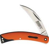 Marbles Reaper Orange G10 MR590 KB159 - 4.25 Inch Closed Knife With Mirror Finish Stainless Blades And Lanyard Hole by Marbles