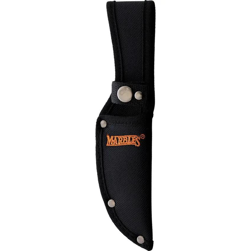 Marbles Fixed Blade Micarta BZ011085 - 5CR Stainless Steel Blade, Full Tang, Tan Canvas Micarta Handle by Marbles