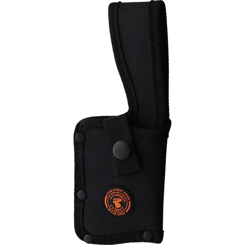 Marbles Chopper Brown Micarta Knife - Satin D2 Blade Full Tang Lanyard Hole Includes Black Nylon Belt Sheath by Marbles