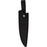 Marbles Bowie Turquoise - Full Tang Satin Bowie Knife With Turquoise Horn Handle by Marbles