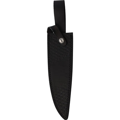 Marbles Bowie Turquoise - Full Tang Satin Bowie Knife With Turquoise Horn Handle by Marbles