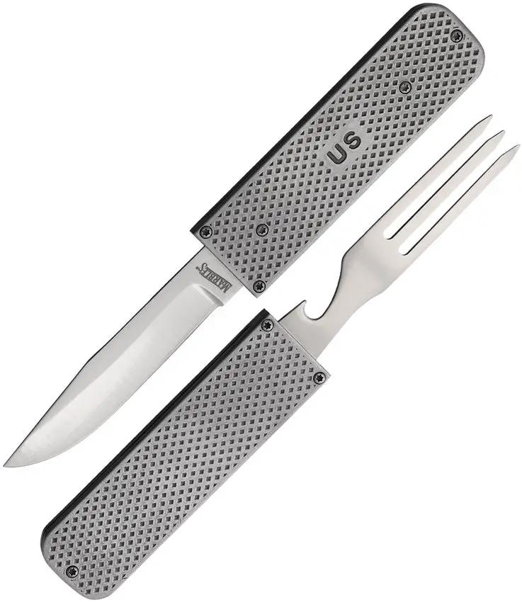 Marbles GI Eating Tool - Stainless Handles Two Piece Design With Integrated Bottle Opener by Marbles