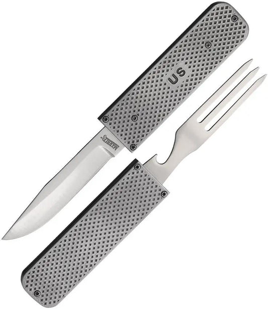 Marbles GI Eating Tool - Stainless Handles Two Piece Design With Integrated Bottle Opener by Marbles