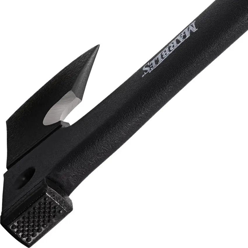 Marbles Camp Axe - 14 Inch Overall With 3Cr13 Stainless Head, Ferro Rod, Sheath, Black Synthetic Handle by Marbles