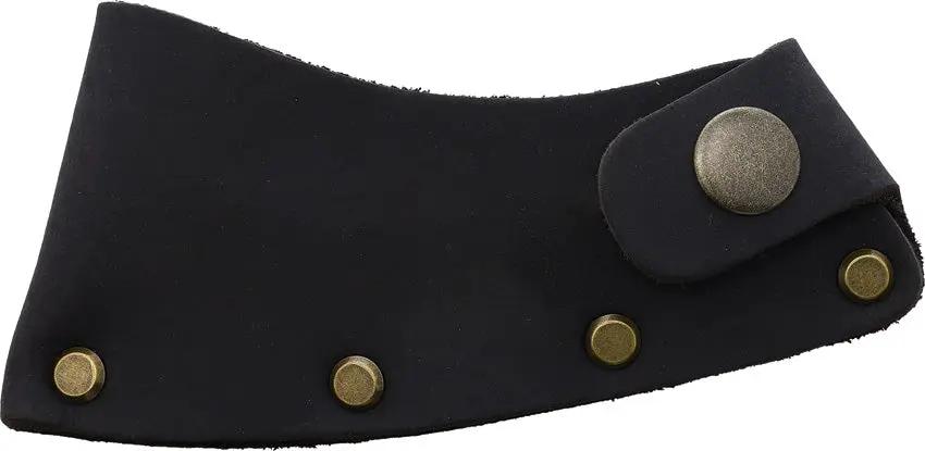 Marbles Brown Leather Axe Sheath - Snap Closure For 800g German Style Axe Heads Fits MR654 MR662 by Marbles