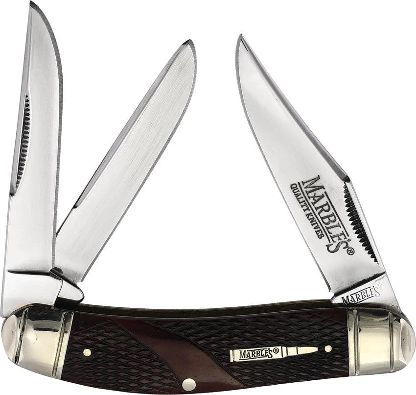 Marbles Sowbelly Whittler Brown Check KB302R by Marbles