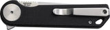 Marbles Linerlock Black Micarta BF018244 - D2 Tool Steel Blade With 3 Inch Satin Finish by Marbles