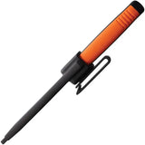 Marbles MR692 Fixed Blade Knife - Orange Black Coated Stainless Blade, 8.75in Overall, Black Nylon Handle by Marbles
