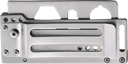 Marbles Multi Function Folder TD2937-35G - 9-In-1 Tool With Tan G10 Handle And Money Clip by Marbles