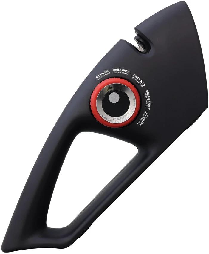 Marbles 5-in-1 Knife Sharpener Black MR695 RM055 by Marbles