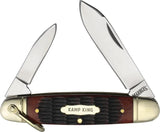 Marbles 2 Blade Folder Brown Jigged Bone Handle - Mirror Finish Stainless Clip And Pen Blades by Marbles