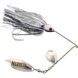 Marbles MRFL1 Fishing Lure - Realistic Minnow Head Spinnerbait With 3D Eyes And High Vibration Wire Frame by Marbles