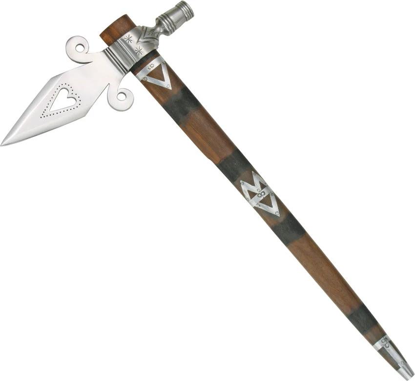 Windlass Spontoon Tomahawk Pipe 22in with 12in Axe Head Peace Pipe for Bushcraft Enthusiasts by Windlass