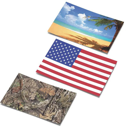 Mace Chameleon Pepper Spray Flag 00777 - 10 Foot Stream, UV Dye, Custom Skins Included by Mace