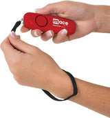 Mace Personal Alarm Wristlet Red - 130dB Loud Safety Alarm With Wrist Strap And LED Light by Mace