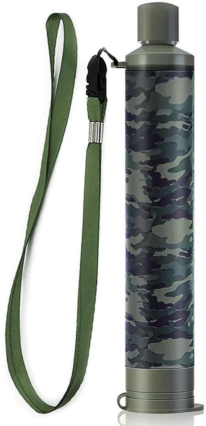 Membrane Solutions Water Filter Straw Camo OESF001_M by Membrane Solutions
