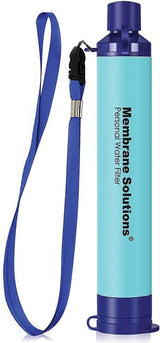 Membrane Solutions Water Filter Straw Blue OESF036_M by Membrane Solutions