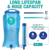 Simpure Gravity Water Filter Bag 3L - One Tenth Micron Filtration For Clean Safe Water by Simpure