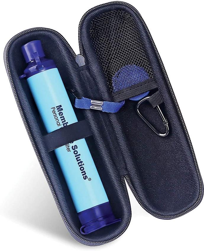 Membrane Solutions Water Filter Straw with Case OESF005Z_M by Membrane Solutions