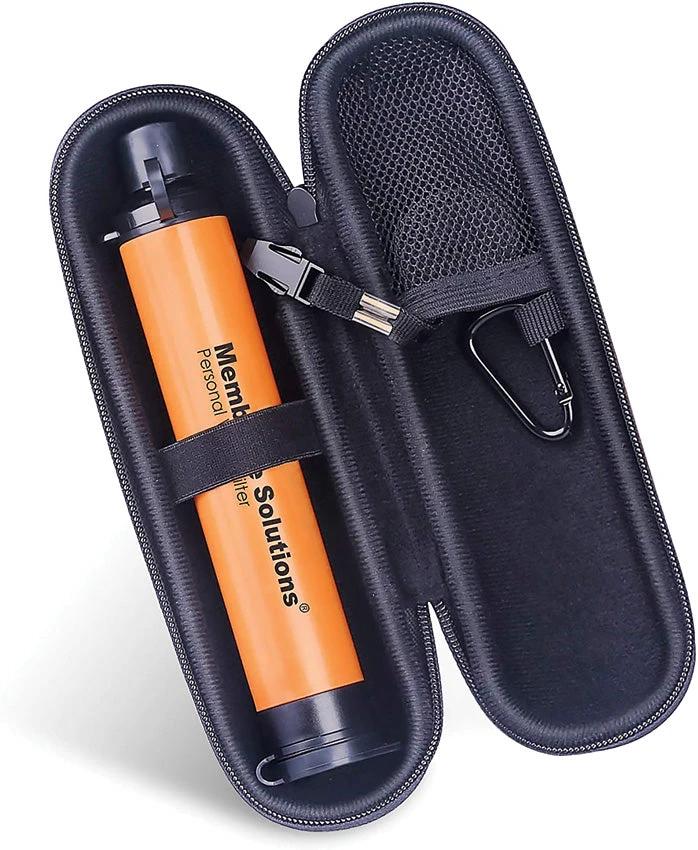 Membrane Solutions Water Filter Straw with Case OESF006Z_M by Membrane Solutions