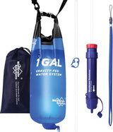 Membrane Solutions Gravity Water Filter Bag 1 Gallon - 4 Stage Filtration for Up to 5000L by Membrane Solutions