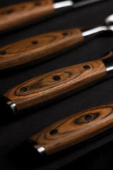 Messermeister Avanta 6 Piece Knife Set BBQ-B - Full Tang X50CrMoV15 Stainless Blades With Pakkawood Handles by Messermeister